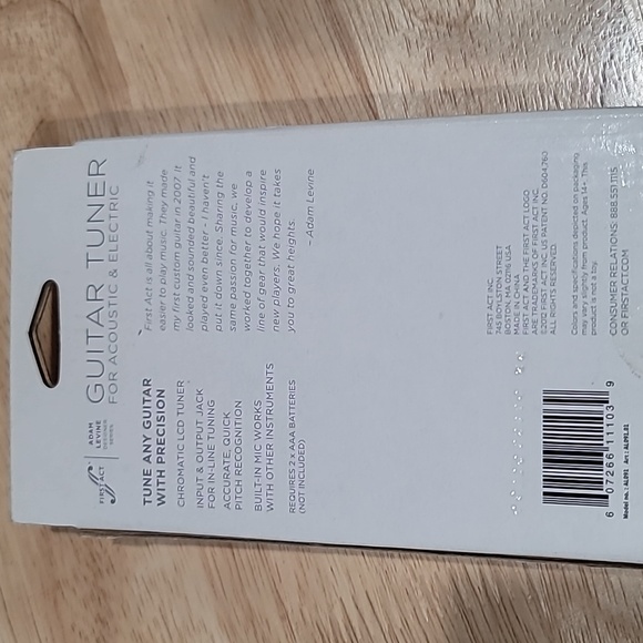 First Act Guitar Tuner for Acoustic & Electric - Picture 2 of 3